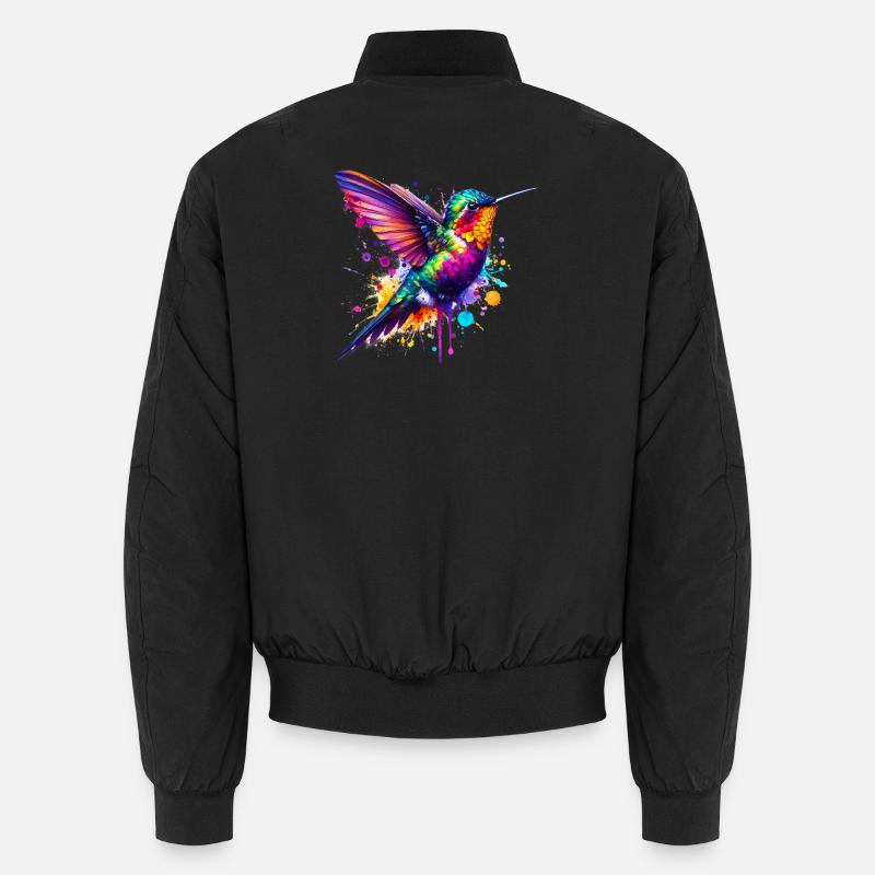 Colibri - Bomber unisexe - noir