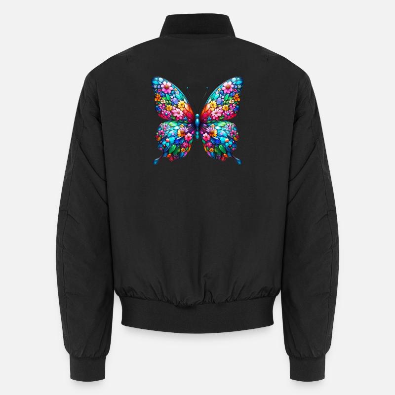 Schmetterling Unisex Bomberjacke