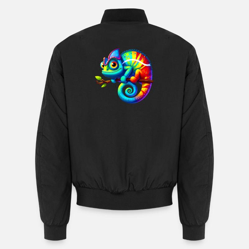 Caméléon - Bomber unisexe - noir