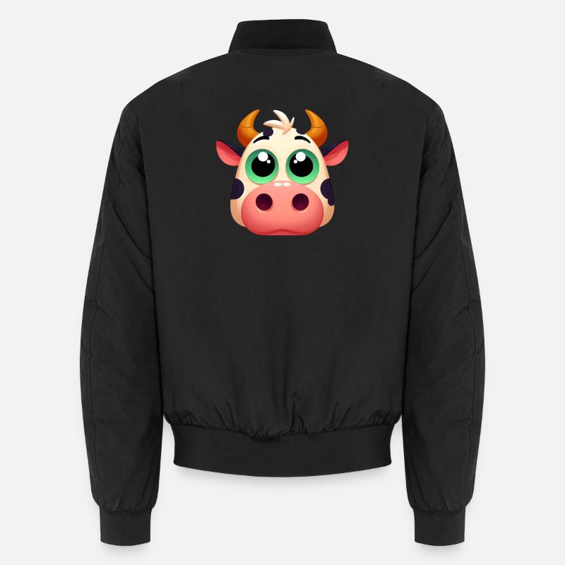 Vache - Bomber unisexe - noir