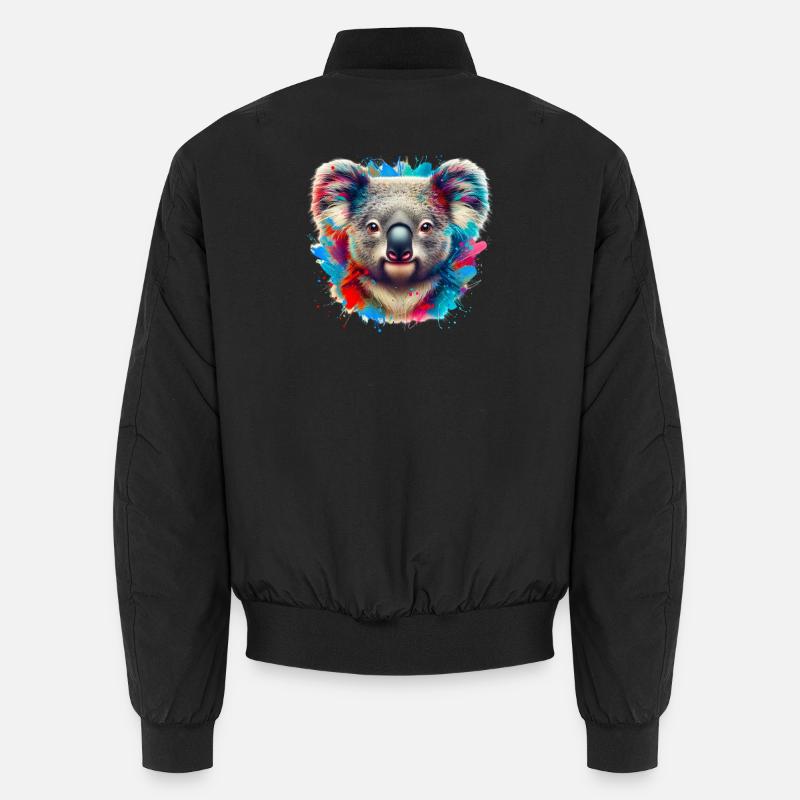 Koala - Bomber unisexe - noir