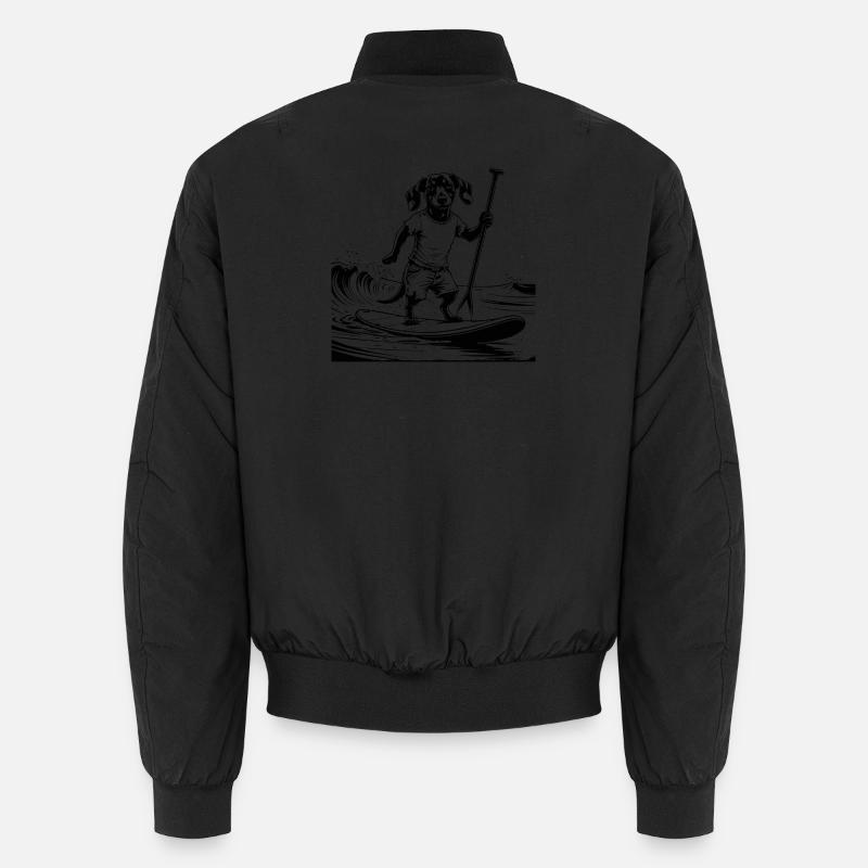 SUP SURFEN - Unisex Bomberjacke - Schwarz