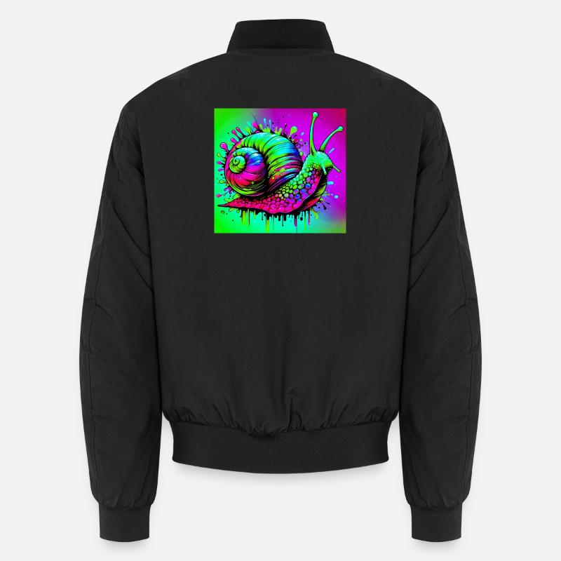 Escargot - Bomber unisexe - noir