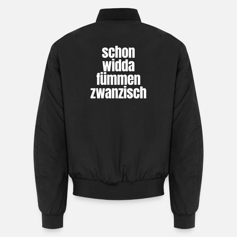 Schon Widda Fümmen Zwanzisch 50. Geburtstag Unisex Bomberjacke