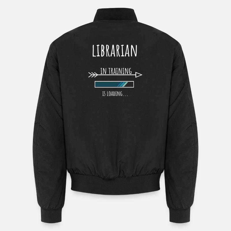 Librarian Geschenk Beruf Ausbildung Bibliothekar Unisex Bomberjacke