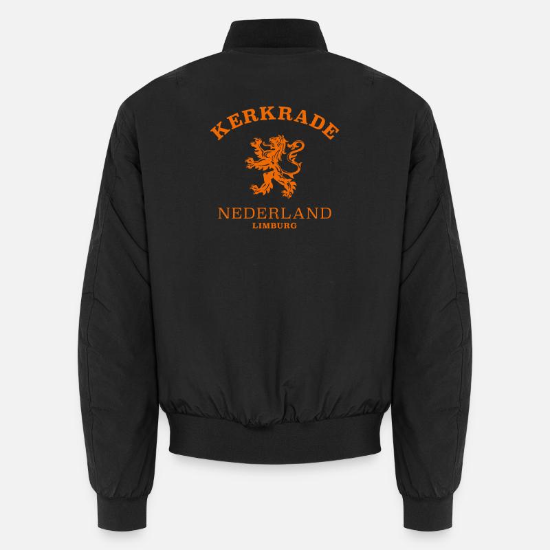 Kerkrade Nederland Netherlands - Unisex Bomber Jacket - black