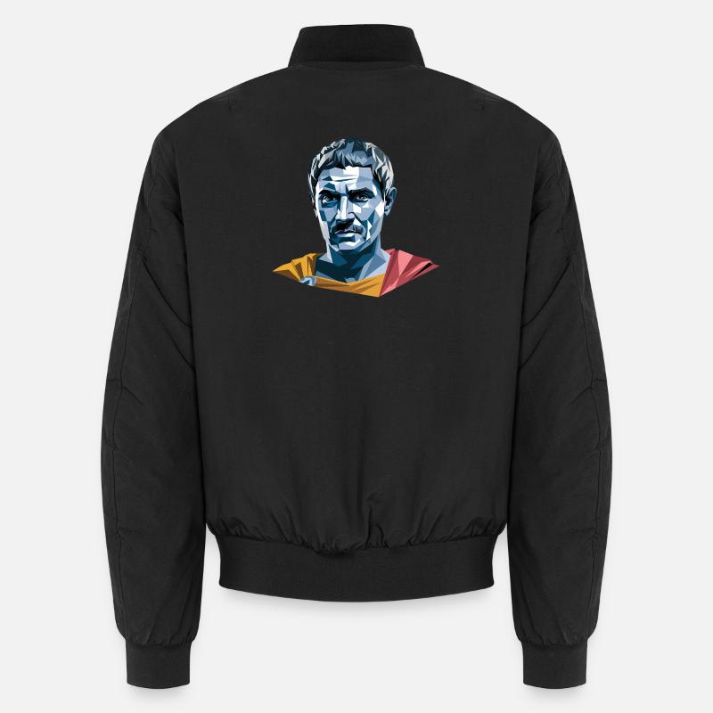 Caesar - Cooles Geschichtslogo Unisex Bomberjacke