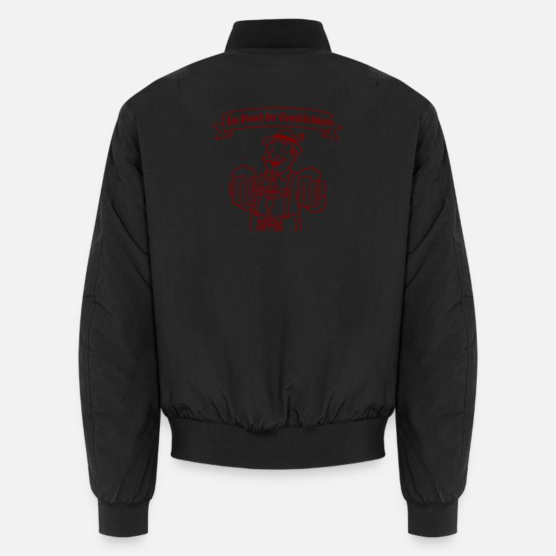 Herr Bier - Ein Prosit der Gemütlichkeit Unisex Bomberjacke