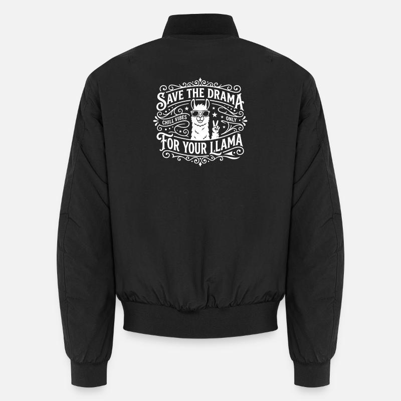 Atmosphaera Chill Llama Sauve le drame Bomber unisexe