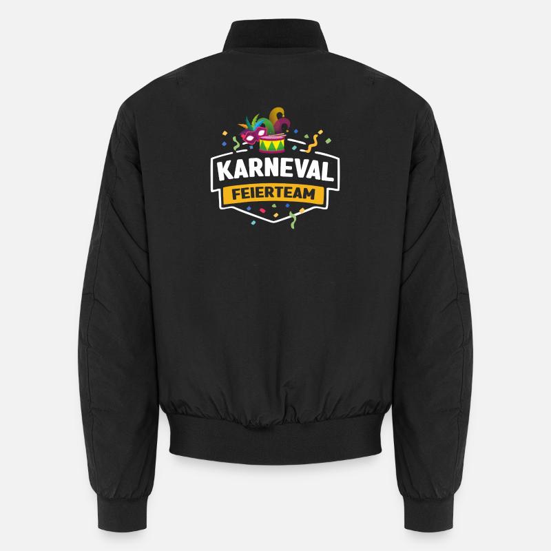 Karneval Feierteam Masken Drum Unisex Bomberjacke