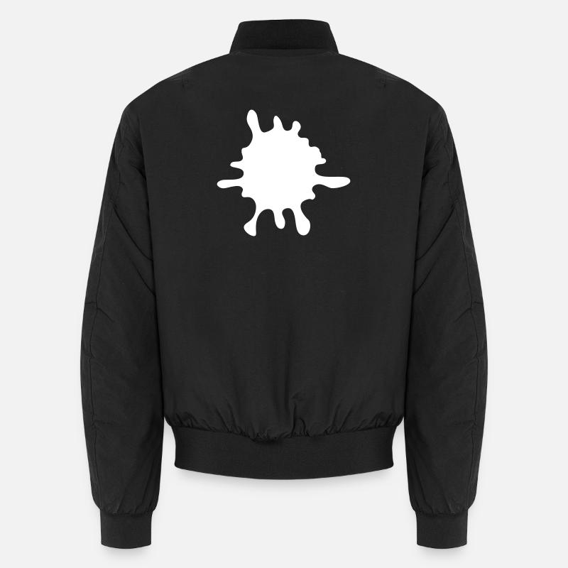 Touche de couleur - Bomber unisexe - noir