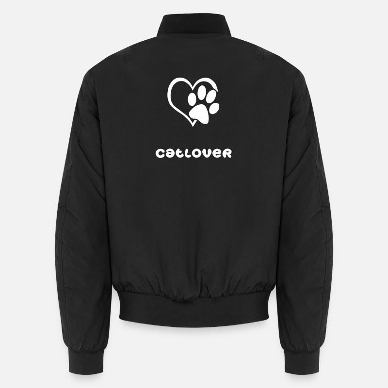 Blanc-catlover Bomber unisexe