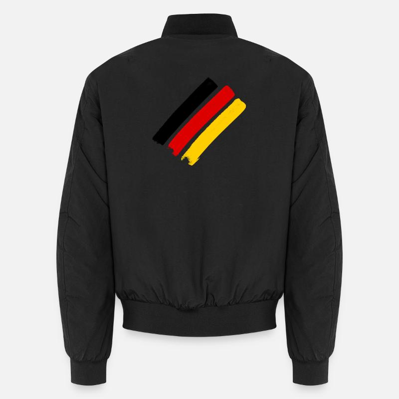 Drapeau allemand - Bomber unisexe - noir