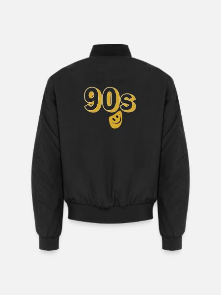 Made in 90s – Classic Vintage Retro - Unisex Bomberjacke - Schwarz