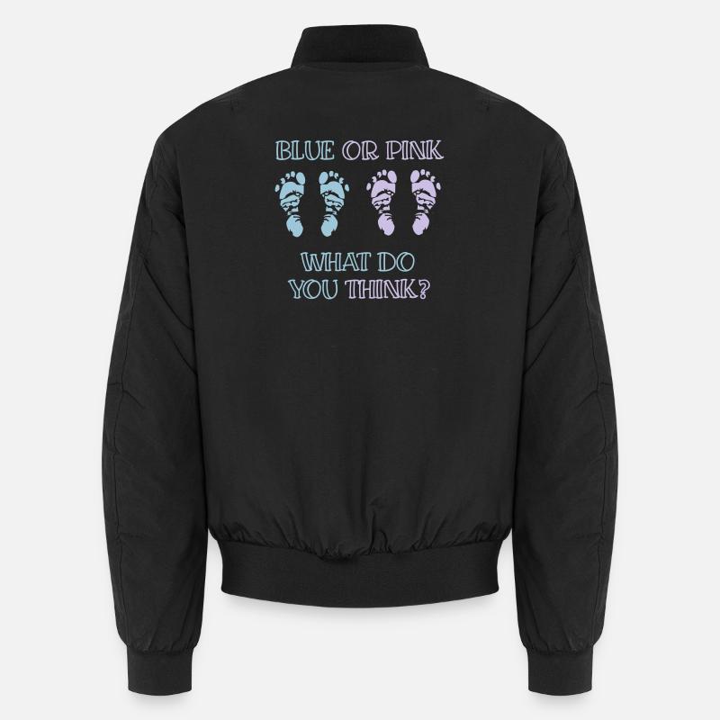 gender reveal party Unisex Bomberjacke