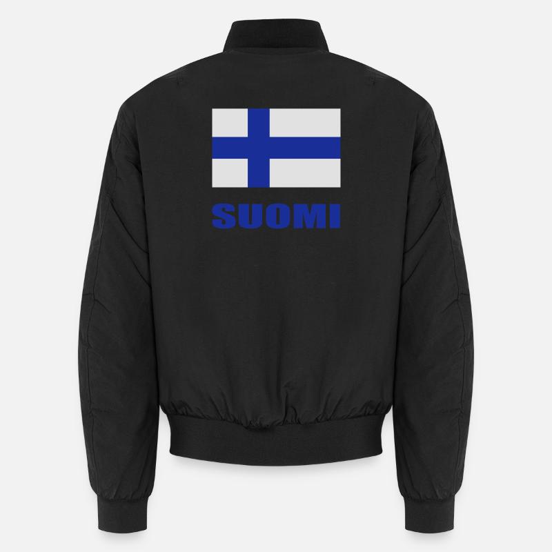 Drapeau finlandais Bomber unisexe