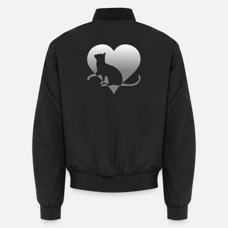 chat chat chat chat chat minou chatte minou Bomber unisexe