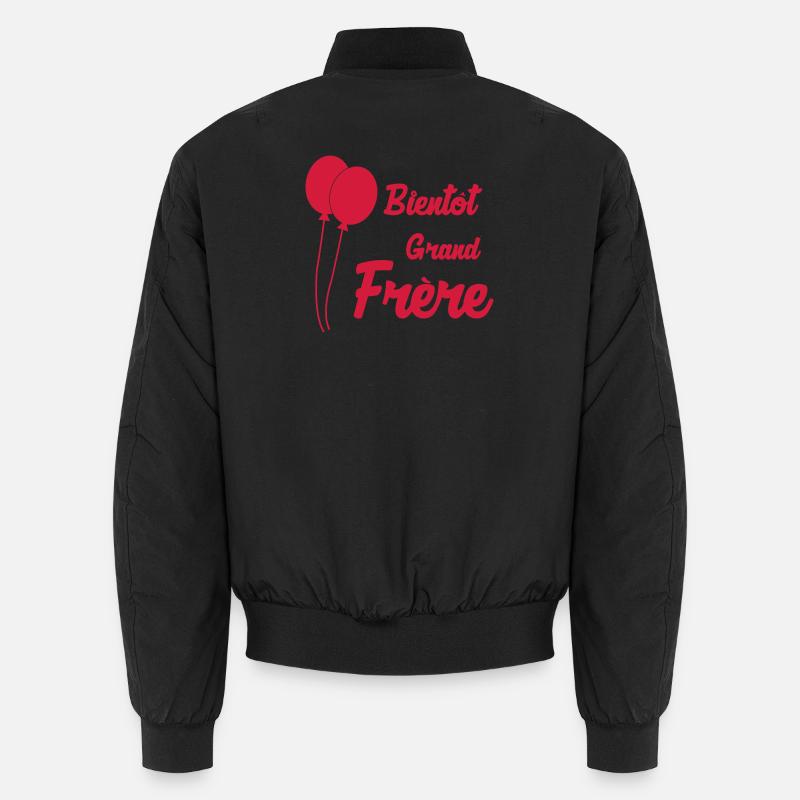 Bientôt Grand Frère - Bébé - Naissance - Frere Bomber unisexe