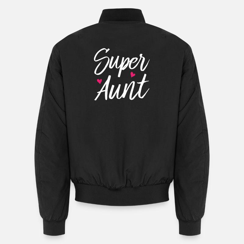 Super Aunt - Unisex Bomber Jacket - black
