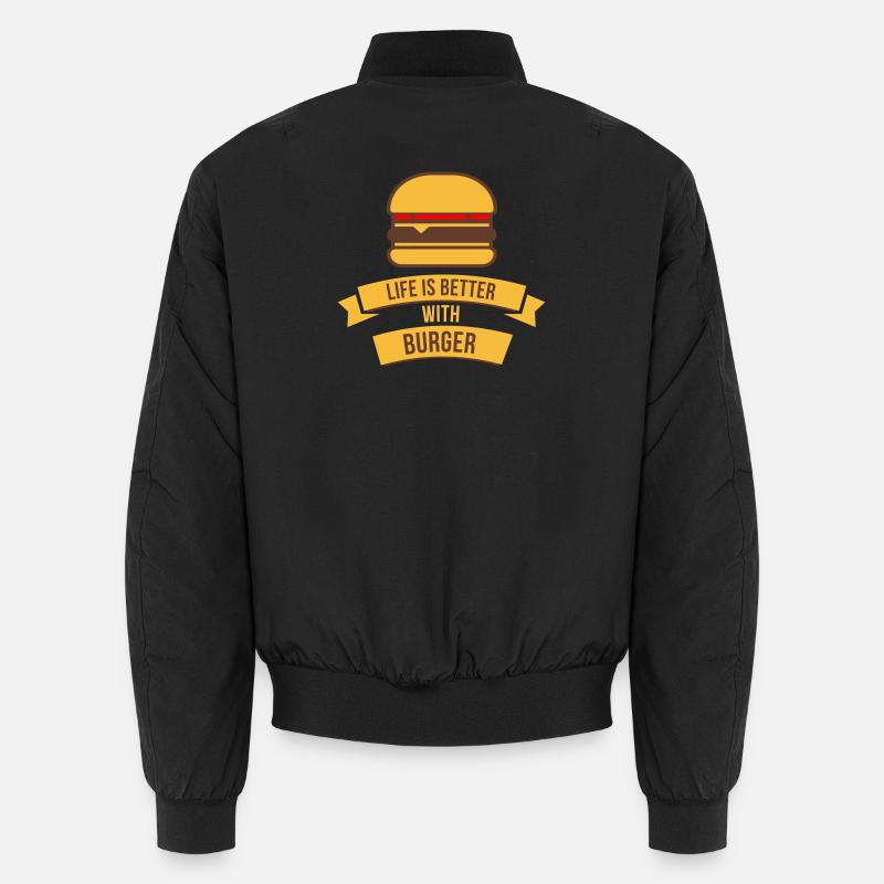 La vie est meilleure avec Burger Bomber unisexe