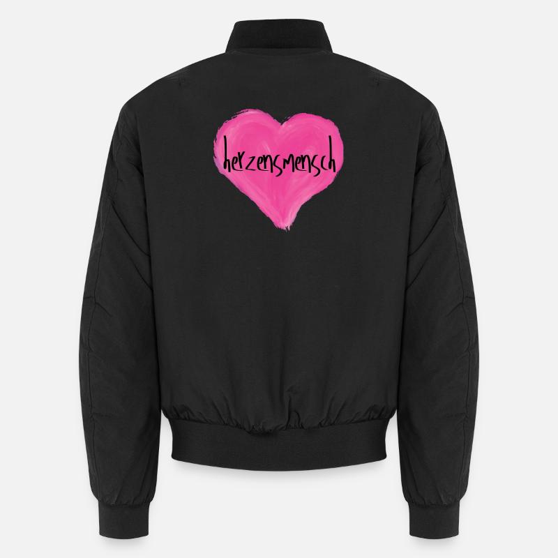 Herzensmensch Unisex Bomberjacke