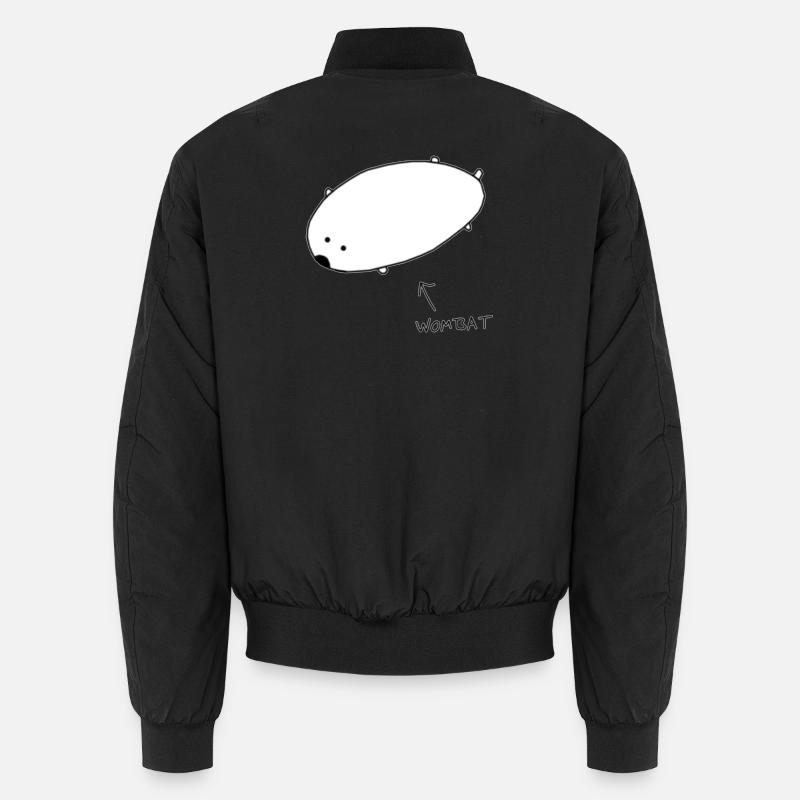 Simple Wombat Unisex Bomberjacke