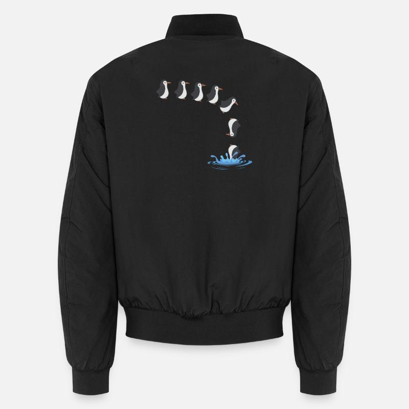 Pinguin T-Shirt Unisex Bomberjacke