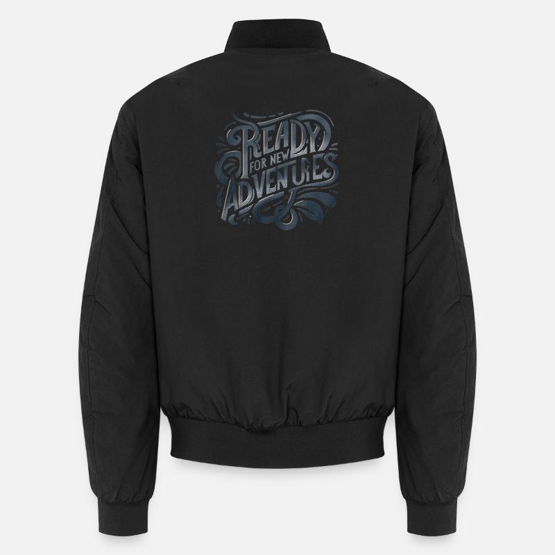 ready for new adventures year beginning lettering Unisex Bomber Jacket