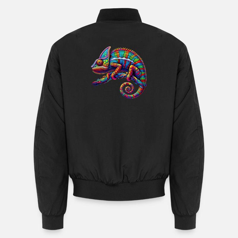 Chamäleon Unisex Bomberjacke