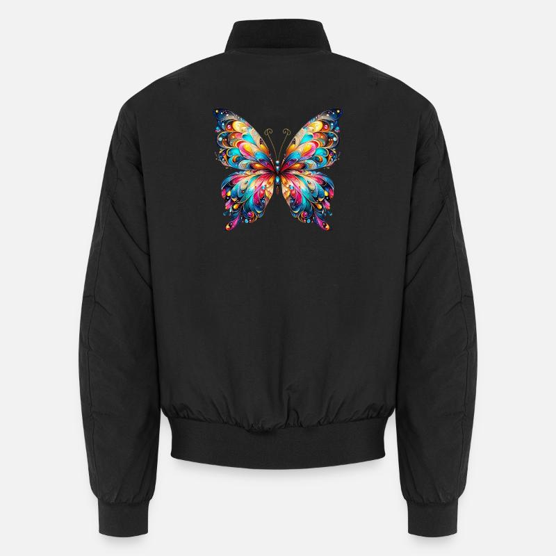 Papillon - Bomber unisexe - noir