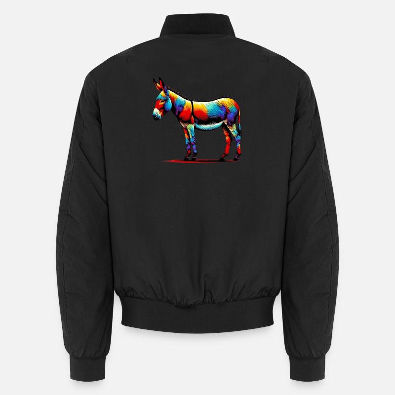 Esel, Schnuller, Maultier Unisex Bomberjacke