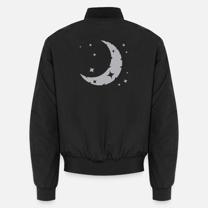 La lune et les étoiles - Bomber unisexe - noir