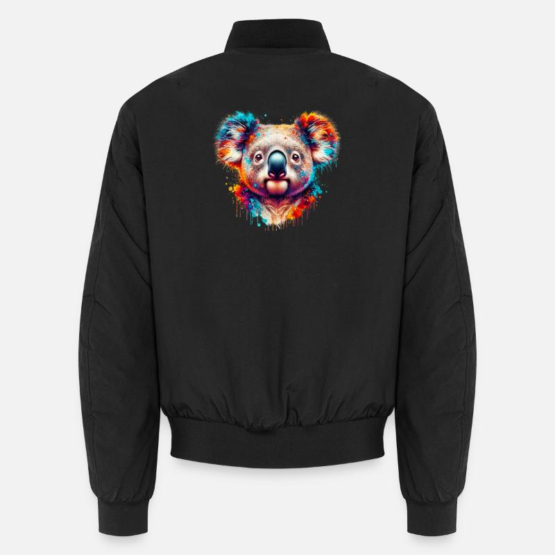 Koala - Bomber unisexe - noir