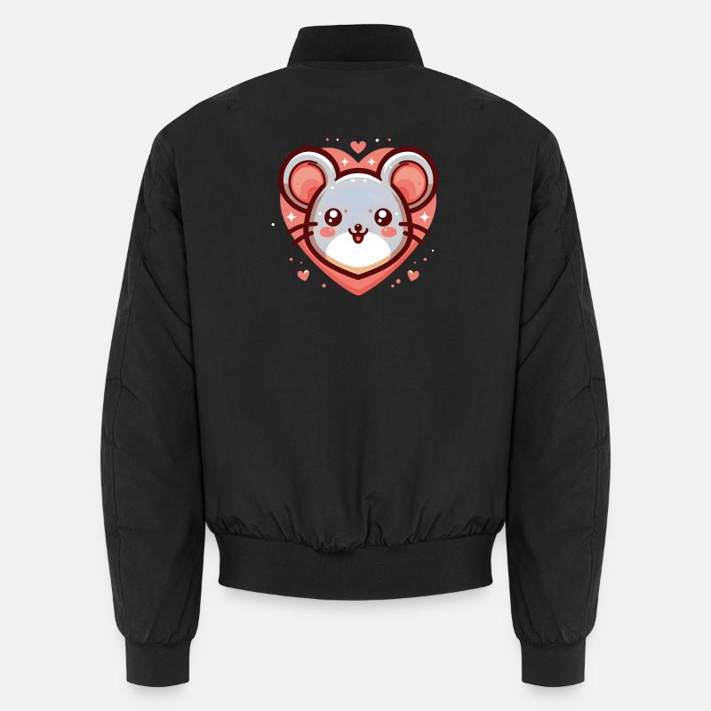 Mäuseherz Unisex Bomberjacke