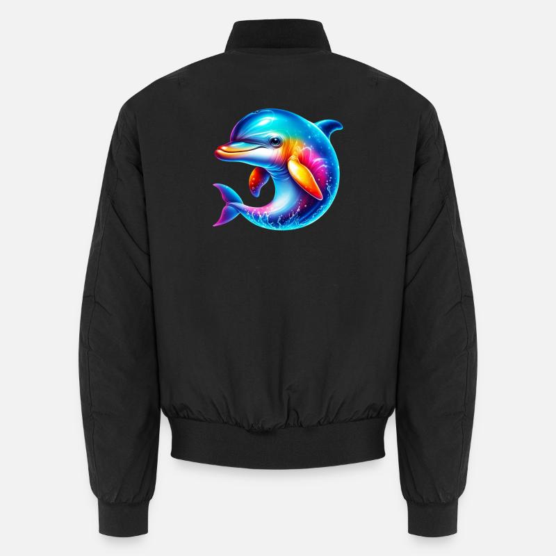 Delfin Unisex Bomberjacke