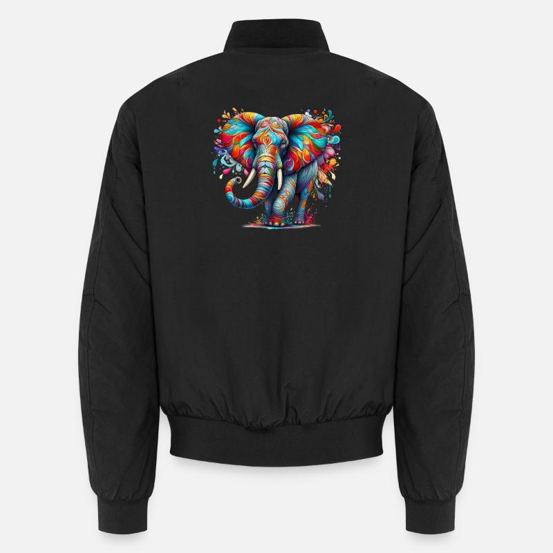 Elefant Unisex Bomberjacke