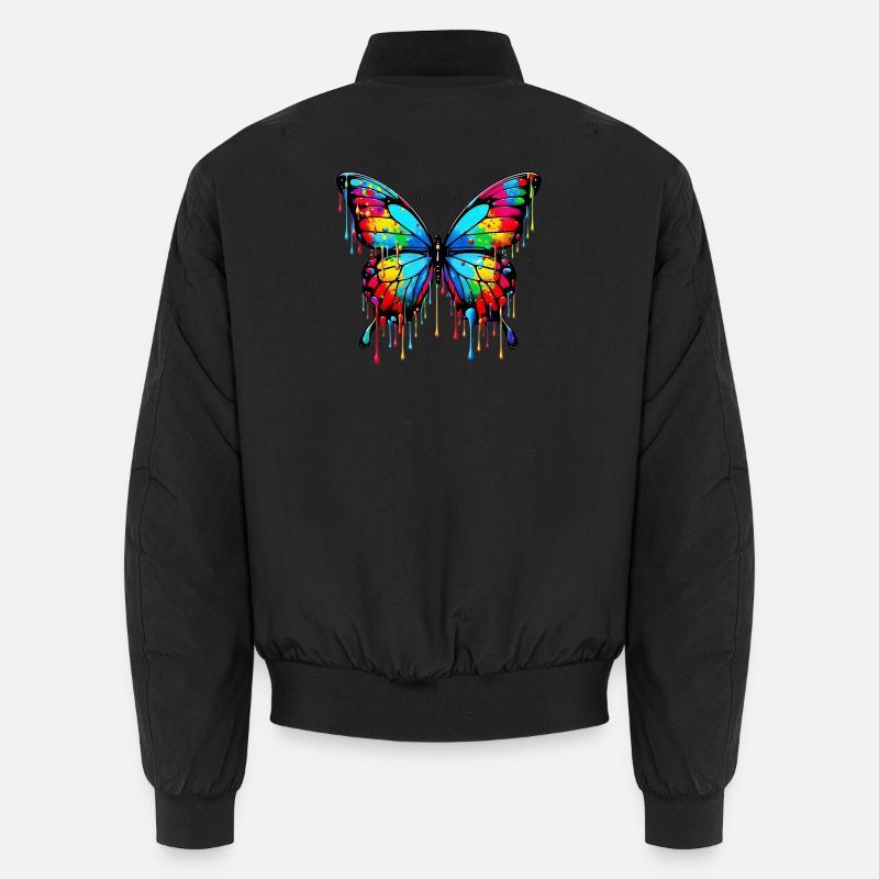 Schmetterling Unisex Bomberjacke