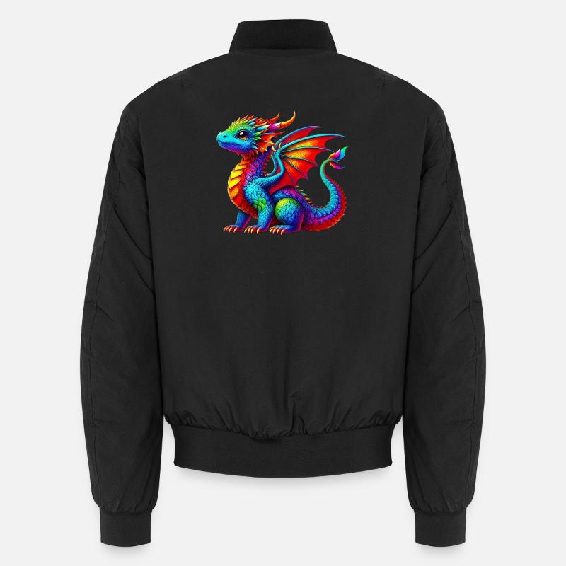 Dragon - Bomber unisexe - noir