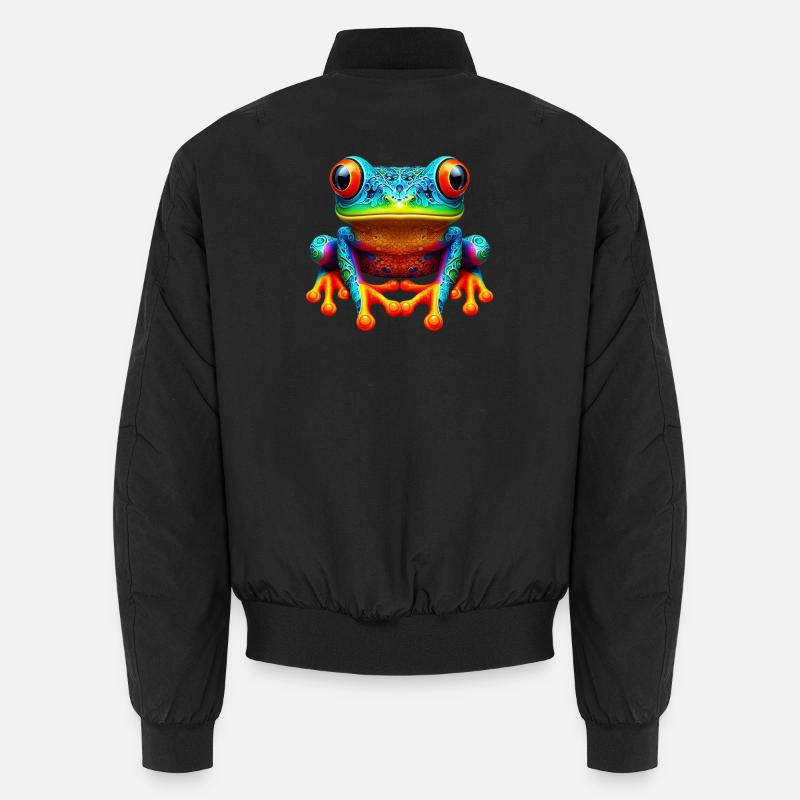 Frosch - Unisex Bomberjacke - Schwarz