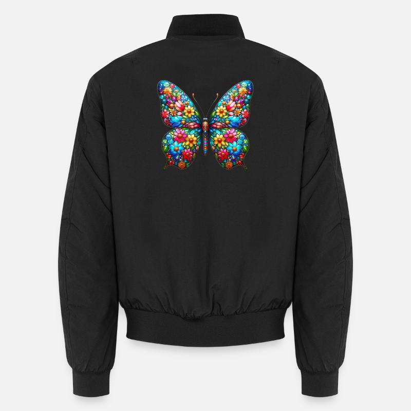 Schmetterling Unisex Bomberjacke