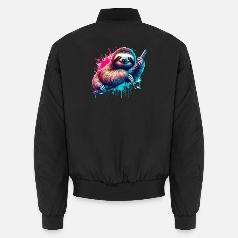 Faultier Unisex Bomberjacke