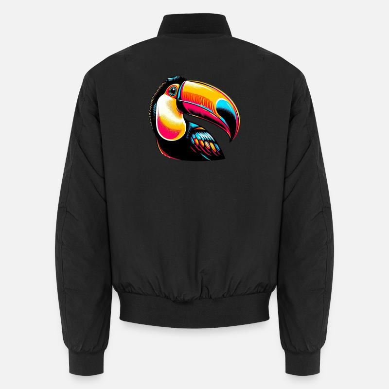 Tukan - Unisex Bomberjacke - Schwarz