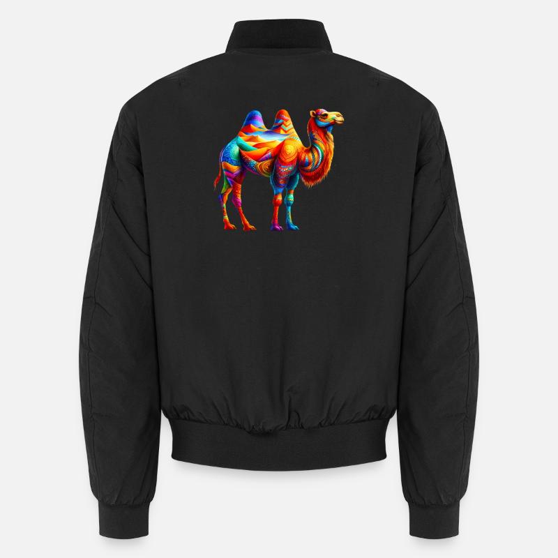 Kamel - Unisex Bomberjacke - Schwarz