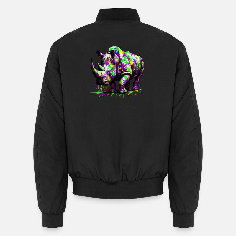 Rhinocéros Bomber unisexe
