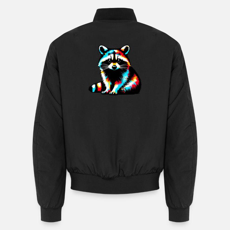 Waschbär Unisex Bomberjacke