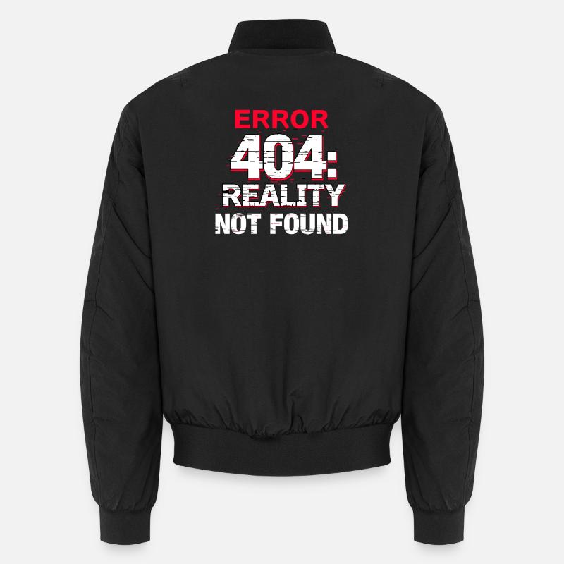 Error: Realität nicht gefunden Unisex Bomberjacke