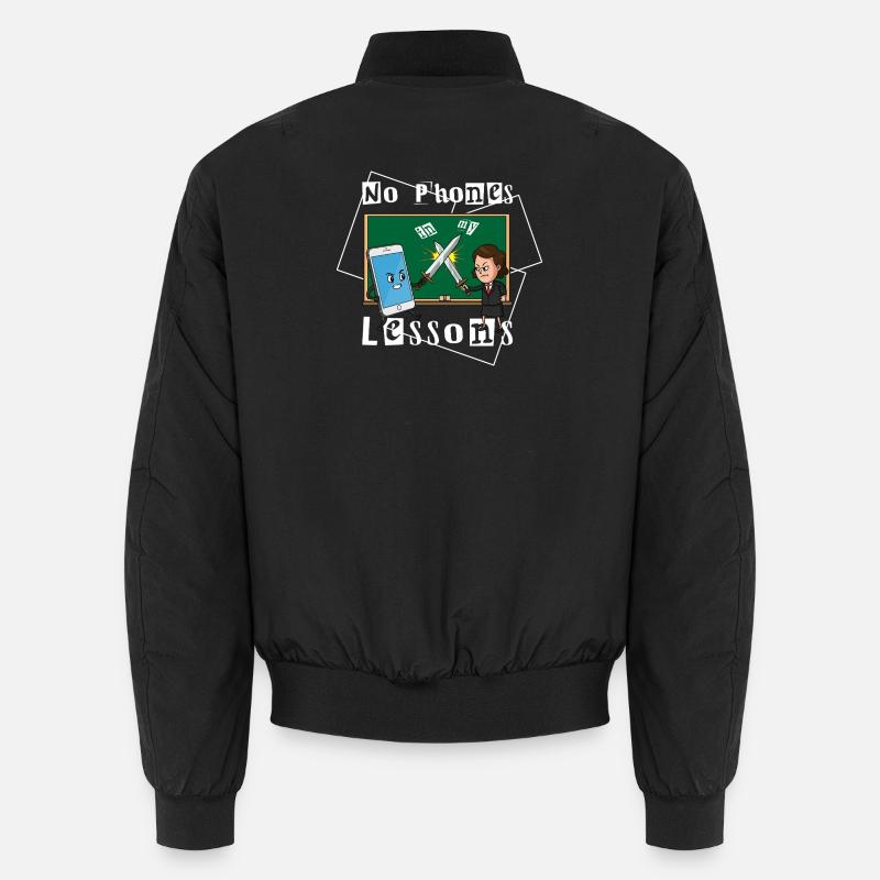 Pas de téléphone dans mes cours Bomber unisexe