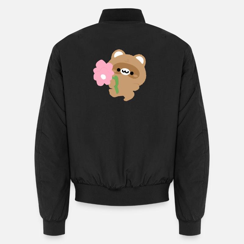 Romantic Beaver - Unisex Bomber Jacket - black