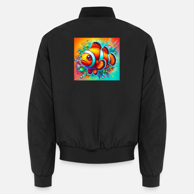 Clownfish - Unisex Bomber Jacket - black