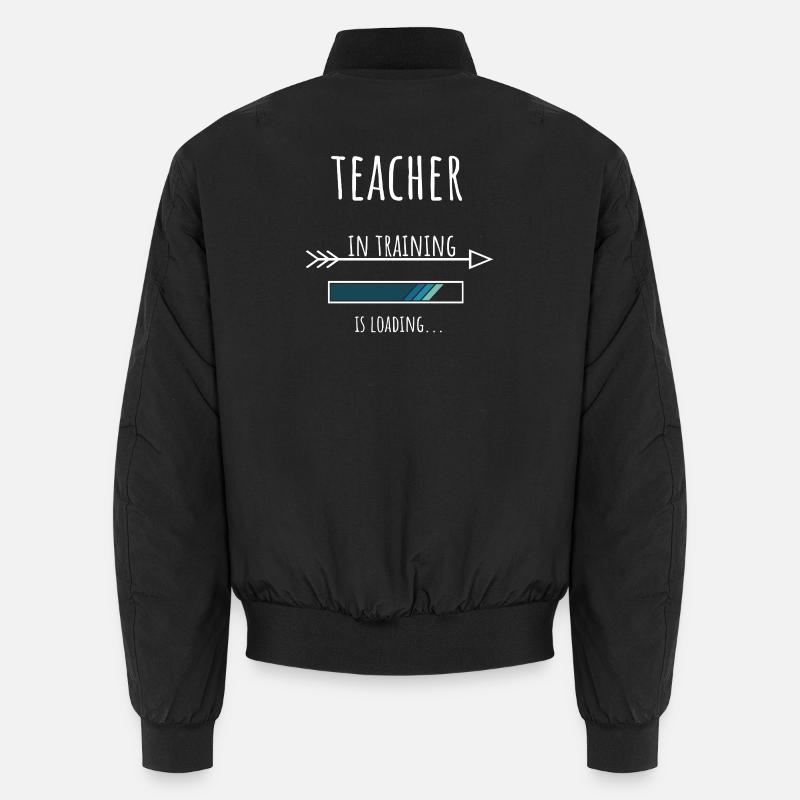 Teacher Gift Profession Training Teacher - Unisex Bomber Jacket - black